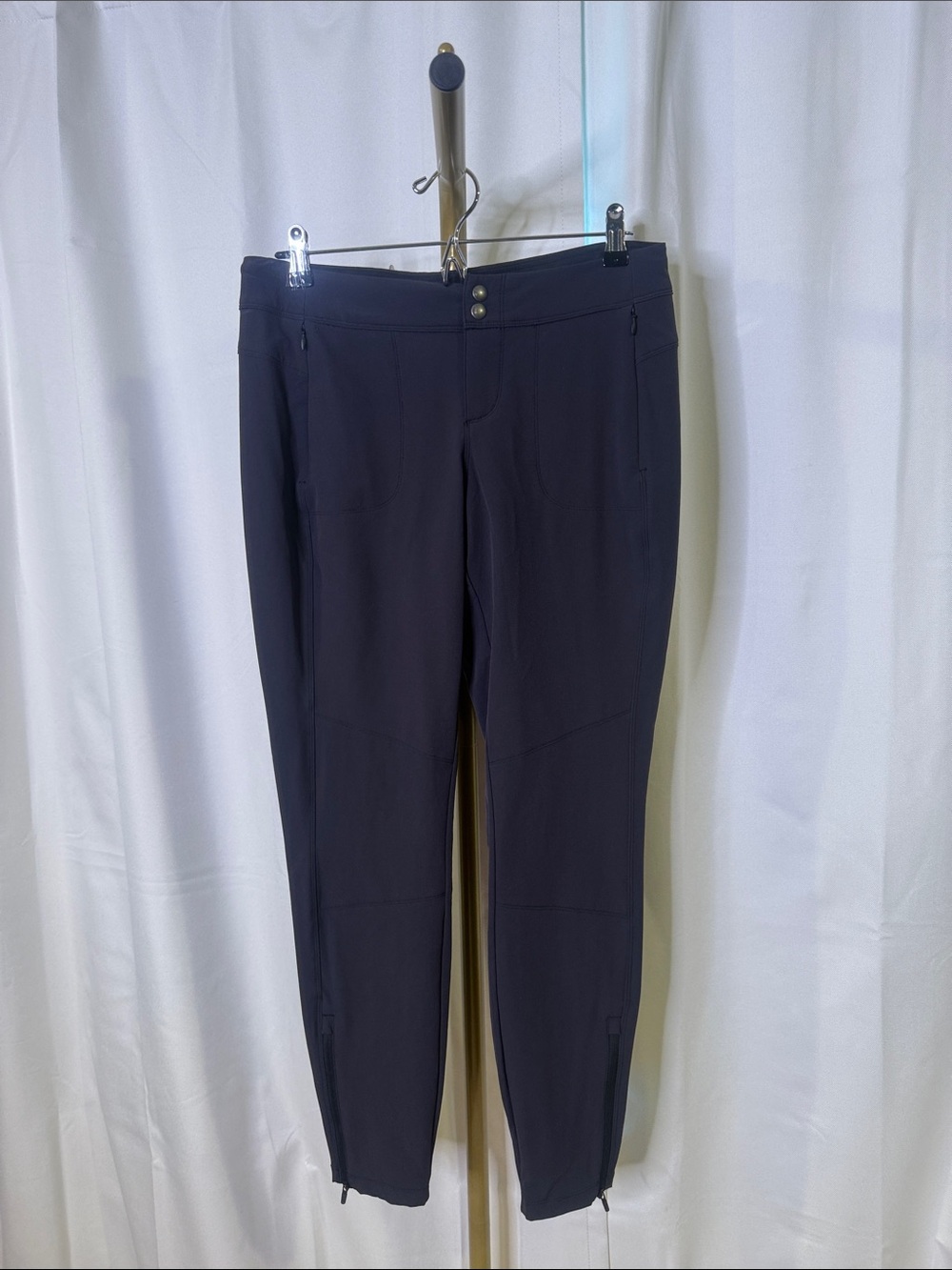 KUHL Women's 8 Black Stretch Slim-Fit Pants Outdoor Camping Durable